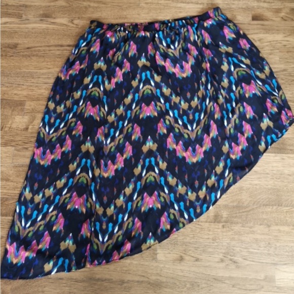 Jessica Simpson Colorful Assymetric Skirt 2X New Plus - Picture 1 of 5